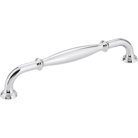 JEFFREY ALEXANDER 160 mm Center-to-Center Polished Chrome Tiffany Cabinet Pull 658-160PC